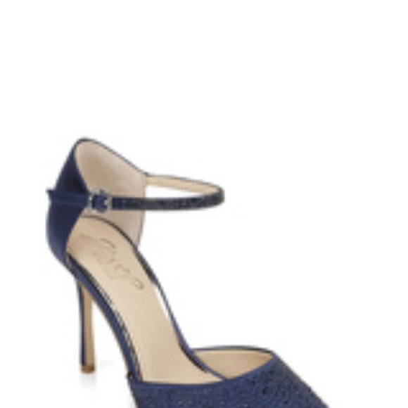 Brand New - Badgley Mischka Navy - Picture 2 of 2